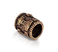 NKlaus perle de barbe en bronze marteau de Thor germanique celtique viking médiéval 3168