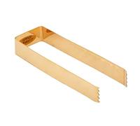 NKlaus Pince à charbon en laiton 13 x 4 cm Accessoire de fumage pour charbon de fumage Pince à barbecue Pince à chicha 15009