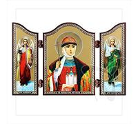 NKlaus Princesse Olga Icône chrétienne Représentation de la sainte 1438