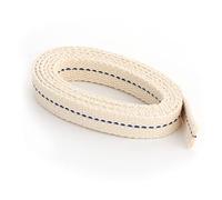 NKlaus Set 2x1 mètre 13mm 100% Coton Naturel Mèche Plate à torons Mèche Lanterne pour brûleur à Huile avec pétrole purifié 40272