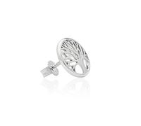 NKlaus Simple 10,6mm Arbre de vie Boucles d'oreilles en argent 925 Sterling Arbre du monde 13114