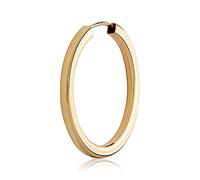 NKlaus simple 30mm créole 375 or jaune 9 carats or boucles d'oreilles carrées en or 8879