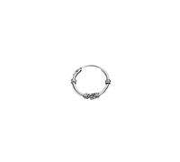 NKlaus Simple 925 ARGENT STERLING Créole celtique Bali 16mm 7104