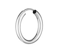 NKlaus Simple Créole Argent massif 925 20mm Boucles d'oreilles 2,5mm d'épaisseur Boucles d'oreilles Rondes 6736