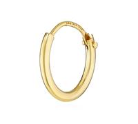 NKlaus Simple Créole HOMME OR VRAI 333 8 carats Boucles d'oreilles Boucles d'oreilles 11 mm 3752