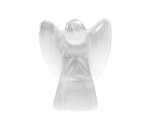 NKlaus Statuette d'ange gardien sculptée à la main - 10 x 8 cm | Pour la méditation, le Reiki
