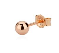 NKlaus unique 4mm BOUGLE BOUCLE 375 or rose BOUCLES OHRSCHMUCK 5567