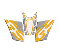 NKLDDE 2005-2012 Autocollant pour R 1200 GS Autocollants Couverture De Réservoir De Carburant De Moto Film Réfléchissant Latéral/Protection en Résine Époxy R1200GS