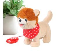 Nkmifeg Chien en Peluche Électrique | Animal de Compagnie Qui Remue la Queue et Chante - Jouet pour Chien Électronique Interactif | Cadeau pour à Noël et Anniversaire