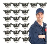 Nkmifeg Écrous et vis à ailettes | Vis de matériel d'entraînement en acier ergonomiques de 6,35 mm - Tournevis pour écrous à ailettes, pour la réparation de la maison, des véhicules à moteur, des