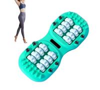 Nkmifeg Masseur de pieds avec rouleau | Rouleau de massage musculaire pour pieds | Points gâchette avec double pour muscles, jambes, dos, cou, maison unisexe