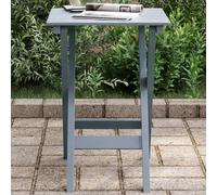 NKOPPFG Table d'appoint pliante en bois de peuplier gris - Durable, robuste et laquée imperméable pour un nettoyage facile. La table pliante légère avec sommier à lattes est idéale comme tabouret