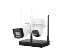 NKS424W02H Kit IP Wi-Fi 4MP H.265 01x Caméra Canon + 01x Caméra Tour Kit WiFi NVS - 512 Go Micro SD