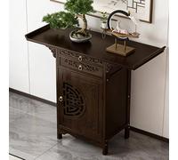 NKSTRWR Autel Spirituel - Console Asiatique « Cité Interdite » avec Tiroir - Table De Puja Basse - pour Salle Bouddhiste Ou Salle des Ancêtres(4,19.7 * 15.7 * 39.4in)