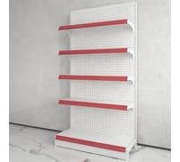 NKSTRWR Rayonnage Commercial pour Supermarché, Présentoir Simple Face pour La Vente Au Détail, Gondole Îlot, Présentoir pour Magasins De Spiritueux(A-Frame,103x42x165cm)