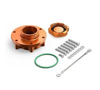 NKURTPC Bouchons de Reservoir Kit de Bouchons de Remplissage d'huile Moteur, adaptés pour 790 890 Adventure R 2019-2023 790/890 Adventure R/S/Rally 19-23 Bouchon d'essence(V2 Orange)