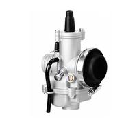 NKURTPC Carburateur de Moto Convient pour Polini CP 15/17,5/19/21/23/24 mm avec kit de Starter de Connexion de Filtre à air carburateur Universel(23mm)