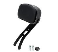 NKURTPC Coussin Dossier Passager Coussin de Dossier conducteur pour siège Solo de Moto, Compatible avec Indian Scout, Super Scout, Sport, Scout, Sixty Bobber Sissy Bar Amovible