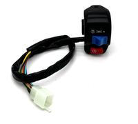 NKURTPC Interrupteurs De Guidon De Moto 22 Mm 7/8", Feux Antibrouillard, Klaxon, Clignotants, Bouton De Démarrage Électrique Interrupteur de Moto(1pcs Right)