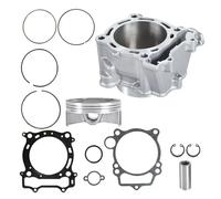NKURTPC Kit Cylindre Kit de révision et de Reconstruction de Joint de Cylindre et de Piston pour Moteur de Moto STD 95 mm 449 cm³, adapté au Yamaha YFZ450 Ensemble de Culasse(STD 95mm 449cc)