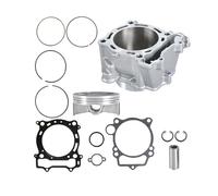 NKURTPC Kit Cylindre Kit de révision et de Reconstruction de Joint de Cylindre et de Piston pour Moteur de Moto 95 mm 449 cm³, adapté à Yamaha YFZ450 2004-2013 Ensemble de Culasse(STD 95mm 449cc)