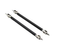 NKURTPC Kit Universel réglable de Barre de Traction de Cravate de Support de lèvre de Pare-Chocs Avant et arrière, 75/100/150/200mm(150mm Black)