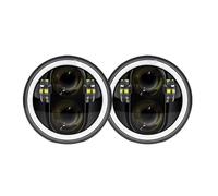 NKURTPC Motorcycle Off-Road Lights Convient pour Triumph Rocket III 3 Vitesses Street Triple et Thunde，Phare de Moto de 5,75 Pouces Panneau de Phare de Moto
