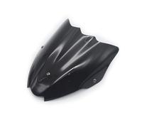 NKURTPC Pare-Brise Visière avec Déflecteur de Pare-Brise Sport pour Moto Suzuki GSR750 GSR-750 2011-2016 GSX-S750 2015-2016 déflecteur de Vent(Dark Grey)