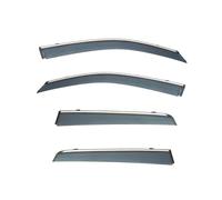 NKURTPC Pare-Pluie et déflecteur de Vent Convient pour Mitsubishi Outlander 2013-2023 Déflecteur Clignotant pour Pare-Soleil de Porte Visière de Pluie imperméable pour Voiture