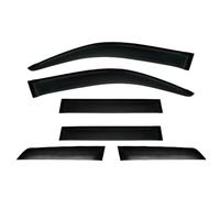 NKURTPC Pare-Pluie et déflecteur de Vent Convient pour Toyota Prado FJ70 FJ90 FJ120 FJ150 FJ250 1990+ Series, Pare-Pluie et Pare-Brise Visière de Pluie imperméable pour Voiture(FJ150 no stripes6Pcs)