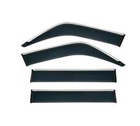 NKURTPC Pare-Pluie et déflecteur de Vent Convient pour Toyota Prado FJ70 FJ90 FJ120 FJ150 FJ250 1990+ Series, Pare-Pluie et Pare-Brise Visière de Pluie imperméable pour Voiture(FJ90 Sliver Stripes)