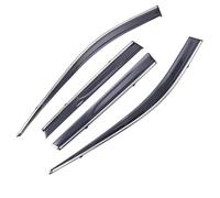 NKURTPC Pare-Pluie et déflecteur de Vent Convient pour Toyota RAV4 2020 Garniture de fenêtre chromée Pare-Brise Pare-Brise Pare-Pluie Visière de Pluie imperméable pour Voiture(4-Piece Set)