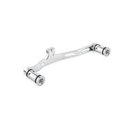 NKURTPC Repose Pieds Moto Levier de Vitesses à Talon et Orteils pour Moto avec Repose-Pieds, Compatible avec Harley Dyna Street Fat Bob Low Rider Remplacement de pédale(Chrome A)