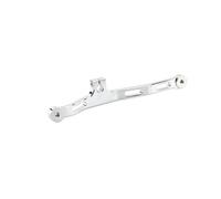 NKURTPC Repose Pieds Moto Levier de Vitesses à Talon et Orteils pour Moto avec Repose-Pieds, Compatible avec Harley Dyna Street Fat Bob Low Rider Remplacement de pédale(Chrome)