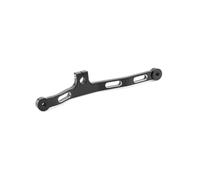 NKURTPC Repose Pieds Moto Levier de Vitesses à Talon et Orteils pour Moto avec Repose-Pieds, Compatible avec Harley Dyna Street Fat Bob Low Rider Remplacement de pédale(Black White)