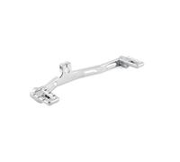 NKURTPC Repose Pieds Moto Levier de Vitesses à Talon et Orteils pour Moto avec Repose-Pieds, Compatible avec Harley Dyna Street Fat Bob Low Rider Remplacement de pédale(Chrome C)