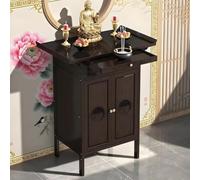 NKWVHI Table D'Autel Personnel en Bambou - Armoire D'Autel avec Tiroir Et Rangement | Niche pour Bouddha Chinois pour Objets Rituels, IdéAl pour Le Salon Et Les Petits Espaces (80 * 40 * 103cm)