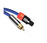 NL4FC câble Audio Speakon 4 Broches vers RCA OFC Compatible avec Le câble de Prise Speakon de Haut-Parleur de scène Professionnel AMP plaqué Or 1M 2M 3M 5M(2meter)