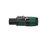 Neutrik Fiche haut-parleur mâle NL4FXX-W-S - droite 4 pôles vert-noir - 1 pc