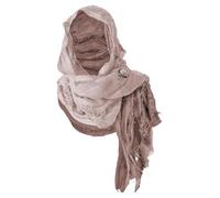 Nlaayong Châle à Capuche Foulard Châle médiéval Renaissance Écharpe Grande Cagoule Unisexe