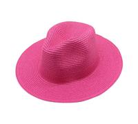 Nlaayong Chapeau de Cowboy de Paille Femme Homme Chapeau de Cowboy Western Large Bord Chapeau de Soleil