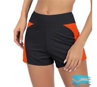 Nlaayong Maillot de bain menstruel pour adolescentes, filles, femmes, protège contre les flux abondants, sans traces pour les activités aquatiques (Boxer)