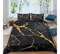 NLAESGHOG Luxury Decor Linge de Lit Microfibre Hypoallergique 3 Pièces 3D Effet Douce Moderne élégant Design Ensemble De Literie avec Fermeture Éclair Résistante for Chambre Enfants Double（200x200cm）