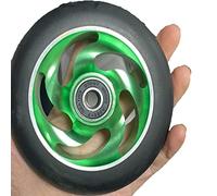 NLAVW 2 Roues Avant de Fauteuil Roulant de 4 Pouces, Remplacement de Roue pour fauteuils roulants, Pneu Plein PU, Roue de Fauteuil Roulant