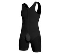 NLAVW Body Shaper Shaper pour Homme 4XL-6XL, Taille Body Body Body Perte de Poids Tummot Tummy Shaper,Noir,6XL