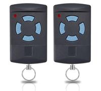 NLDZGA 868,3MHz Télécommande Portable pour Porte de Garage | Compatible avec Hörmann Boutons Bleus HSE2 HS4 HSM2 868, Télécommande de Remplacement pour Porte de Garage à 4 Canaux, 2 Pack