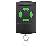 NLDZGA Élécommande pour Porte de Garage 26,975MHz Compatible avec Hörmann HSM4-26.975, HSM2, HS2, DH01,HM02 26,975MHz, Emetteur Portable de Remplacement à 4 Canaux avec Bouton Vert