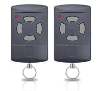 NLDZGA Télécommande Porte de Garage 40,685MHz pour Hörmann HSM4-40 Boutons Gris, Émetteur Portable de Remplacement à 4 Canaux Compatible avec Hörmann HSM2-40, HS2-40, HS4-40, HSE2-40 et HSE4-40,2 Pack