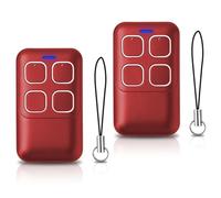 NLDZGA Télécommande pour Portes de Garage pour Hörmann BS 868MHz,Rouge,2Pcs | Télécommande de Rechange 4 Canaux Compatible avec Hörmann BS Bisecur HSE1 HSE2 HSE4 868 BS HS1 HS4 HS5 HSS4 HSP4