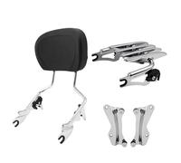 NLELQVZVRM Dosseret Passager avec Kit De Fixation pour Porte-Bagages pour Touring Street Glide Road King (à Partir De 2014)